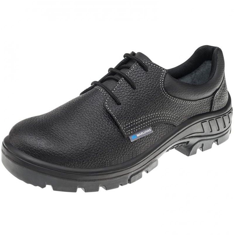 Bota Botina Sapato Segurança Amarrar Marluvas 95s29 Bico Pvc