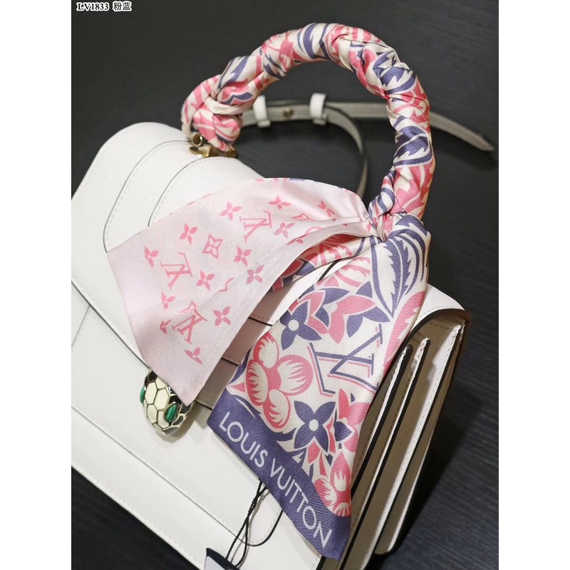 IMLECK Fashion Ribbon Band Handbag Handle Wrap Scarf for Women Tote