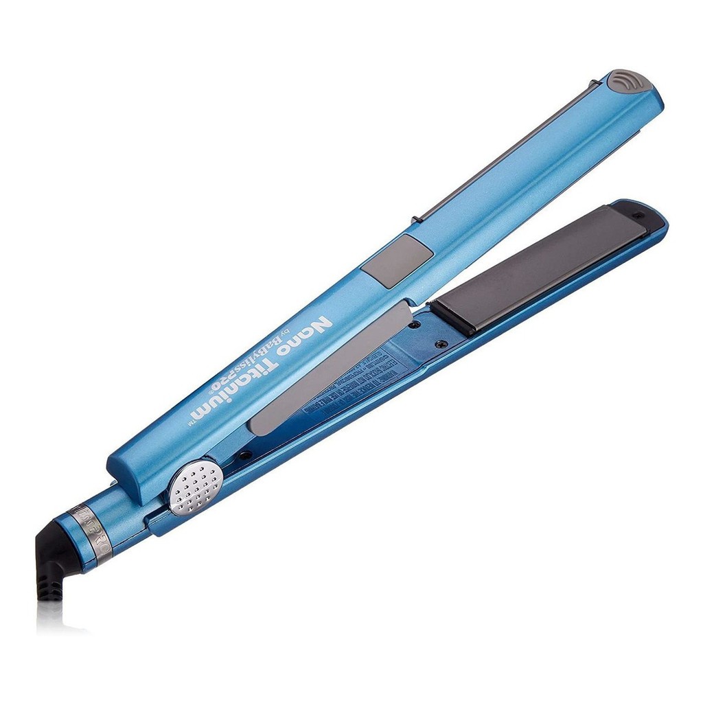 Prancha De Cabelo Babyliss Pro Nano Titanium U Styler Babnt2071 Azul 120v