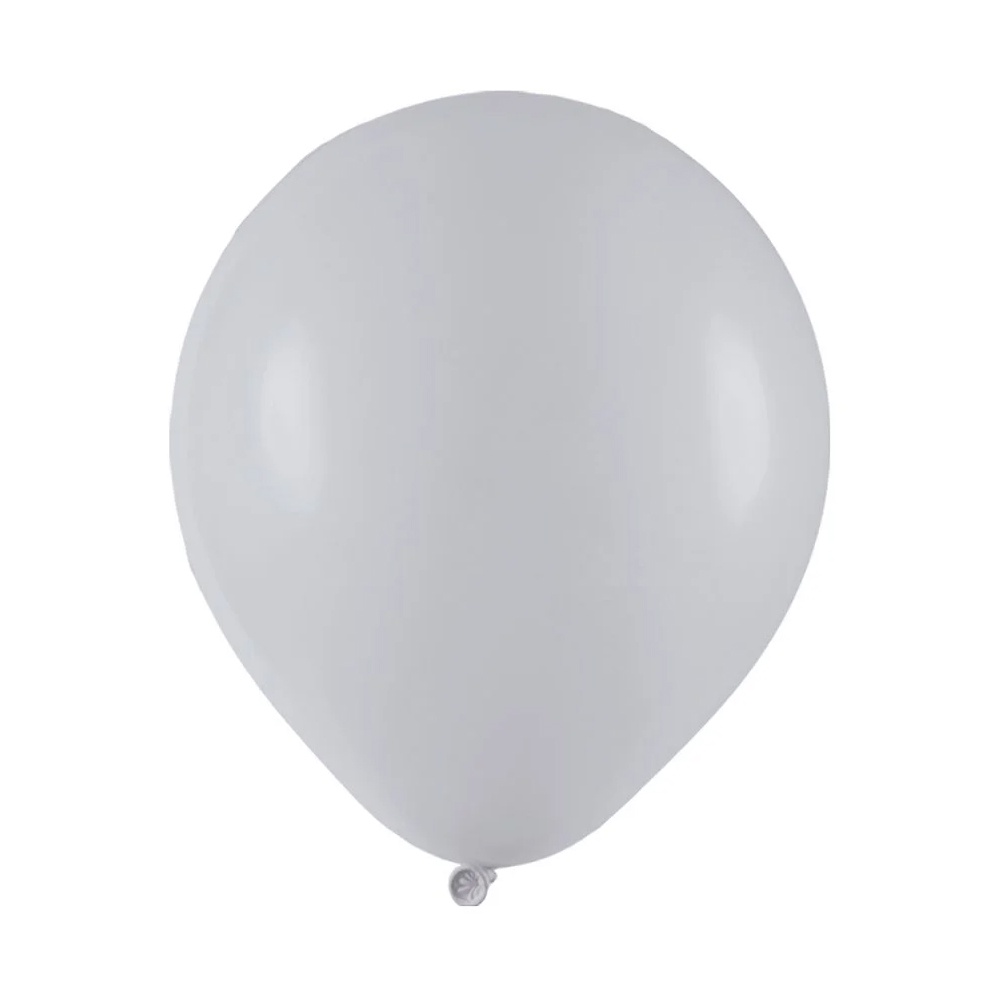 Balão De Festa Redondo Liso - Cinza - 16" 40cm - 12 unidades - Art Latex - Home & Living