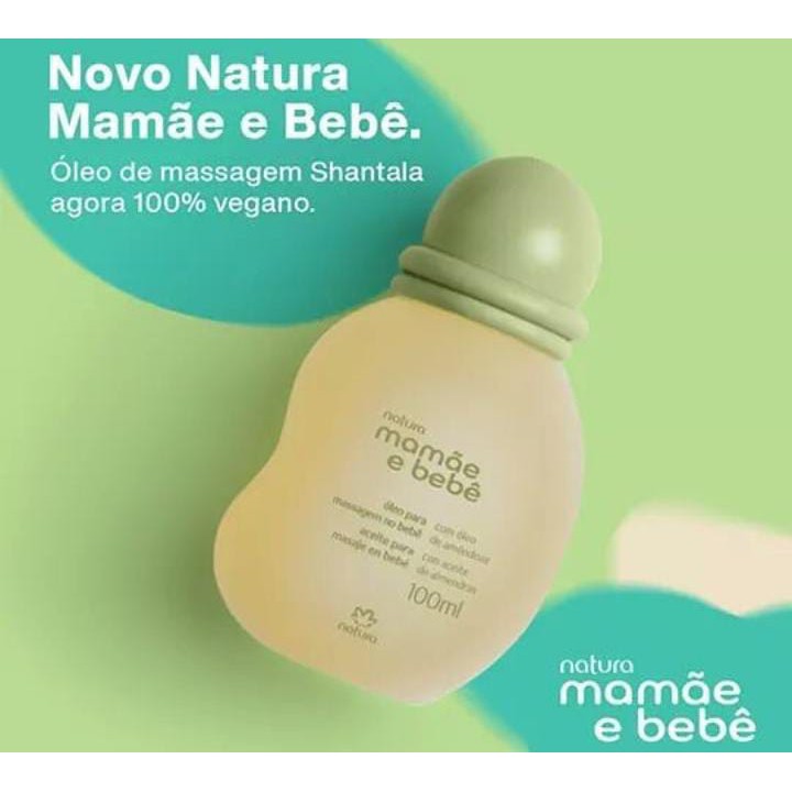 Óleo Vegetal para Bebê -100ML Natura Mamãe bebê. | Shopee Brasil