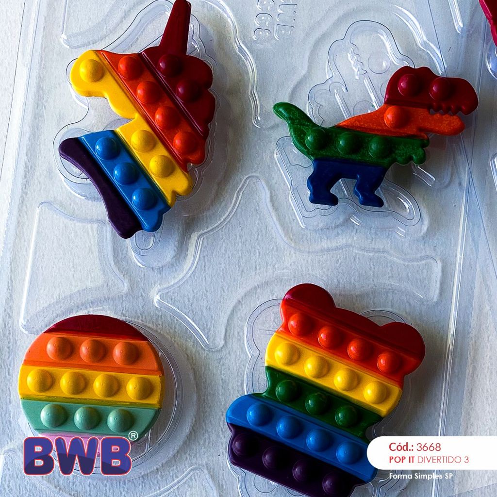 Forma Simples Semiprofissional BWB Pop It Divertido 3. em Oferta na Shopee