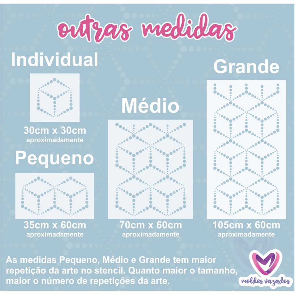 Stencil Parede e Pisos 29 - Moldes Vazados