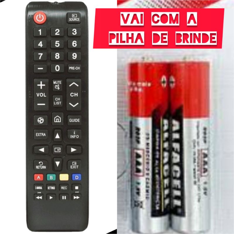 Controle Tv Samsung Led Smart 4k Bn59-01254a /bn98-06776n