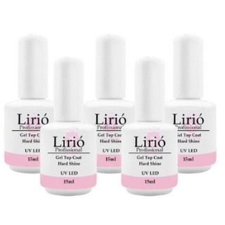Kit Top Coat Lirió Kit 5 Unidades Durabilidade Unhas De Gel