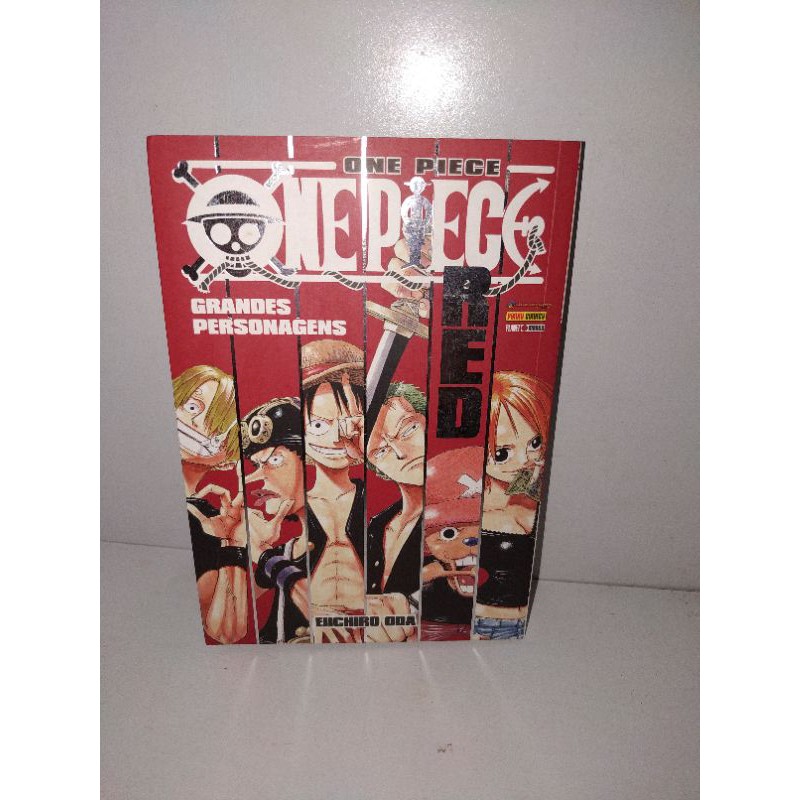 mangá one piece RED databook one piece red data book Shopee Brasil