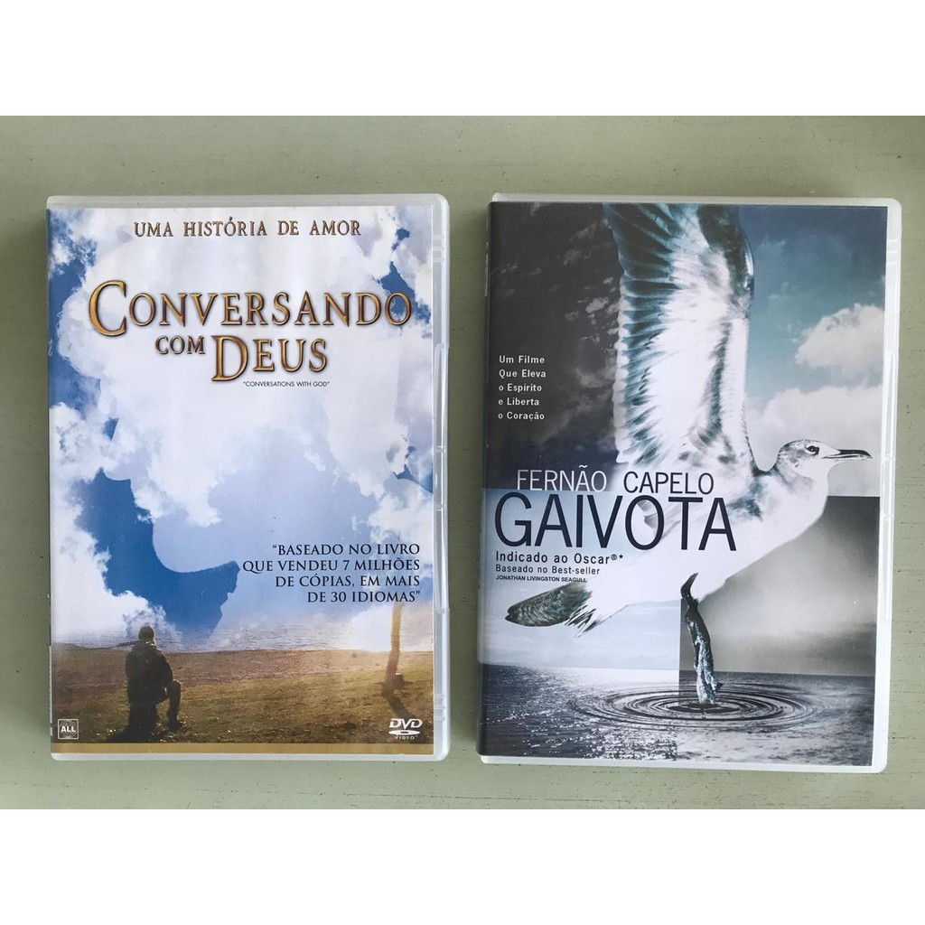 dvd filme conversando com deus e gaivota