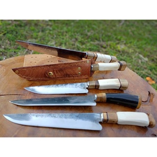Facas Artesanais Disco de Arado Osso/Chifre e madeira - Opção de Gravar nome em Oferta na Shopee