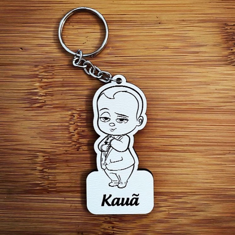 Kit de Chaveiros Poderoso Chefinho Brinde Personalizado em MDF