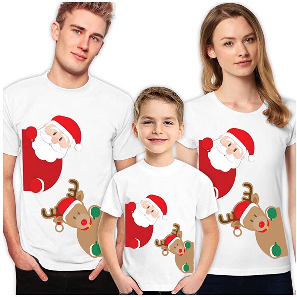 Conjunto Família NATAL roupas camisetas KIT família - 4 camisetas - Vários  Modelos - Pai Filho Filha Mãe | Shopee Brasil