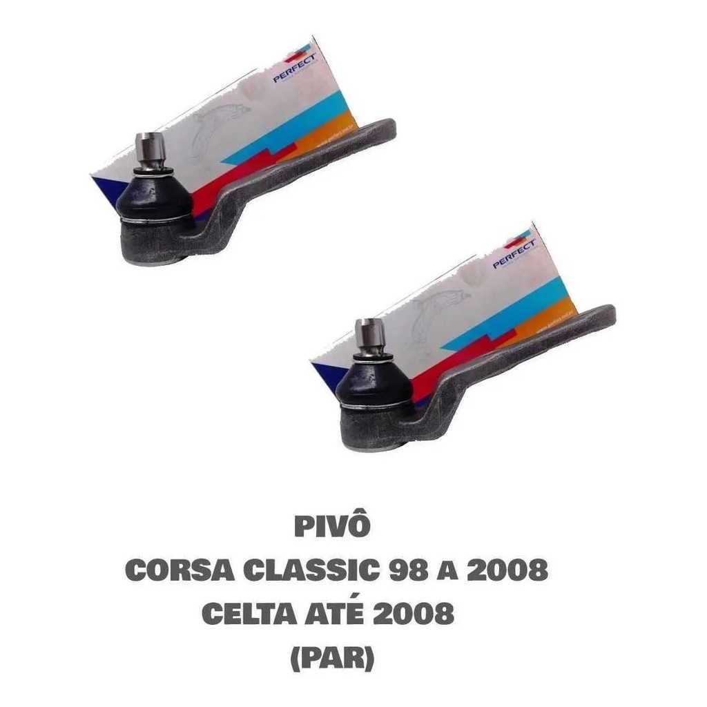 Par de Pivo inferiores Celta,  Corsa,  Classic,  Prisma, Tigra