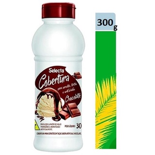 Calda Cobertura para Sorvete Açaí Sabor CHOCOLATE - Selecta 300g