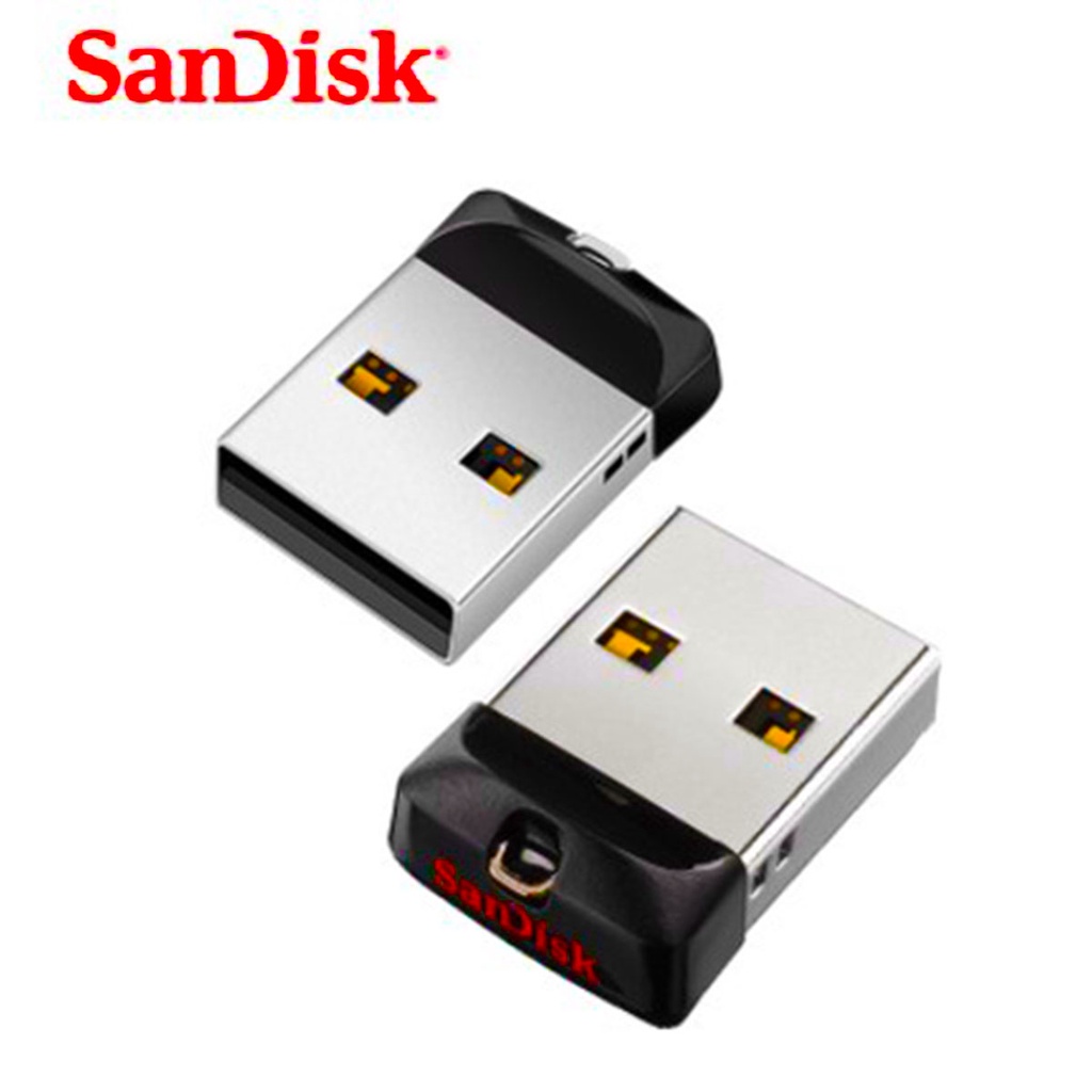 PenDrive SanDisk 100% Original Cruzer Fit CZ33 Flash USB Novo, 8gb, 16, gb 32gb, 64gb