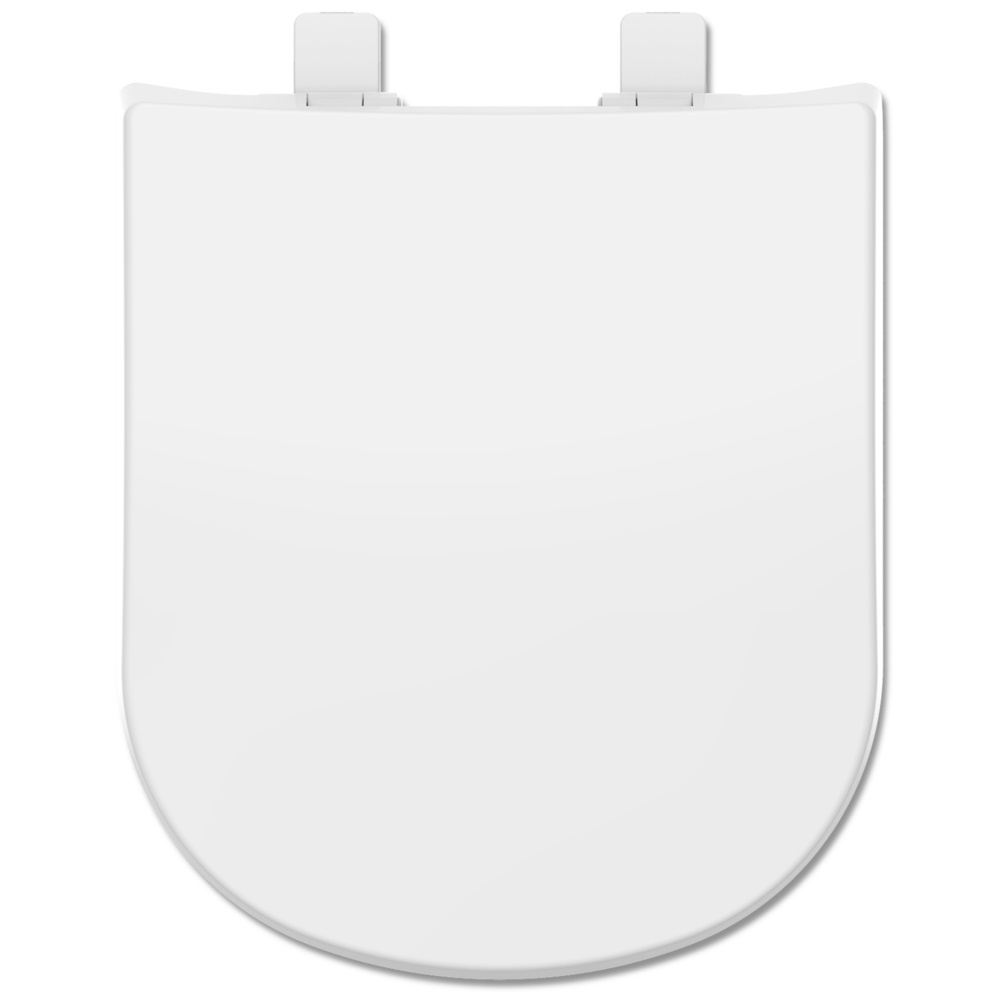 Tampa de Vaso sanitario compativel com com as bacias Vogue (Deca), Life (Celite), Flox (Fiori) e Square (Incepa) em polipropileno, higienico e de facil limpeza, confortavel, resistente, com tampa envolvente e superficie brilhante