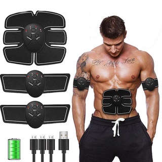 Estimulador Muscular Abdominal Ems Com Display Led Usb Recarregável Para Academia Em Casa Simulador De Treino Muscular Em Abs