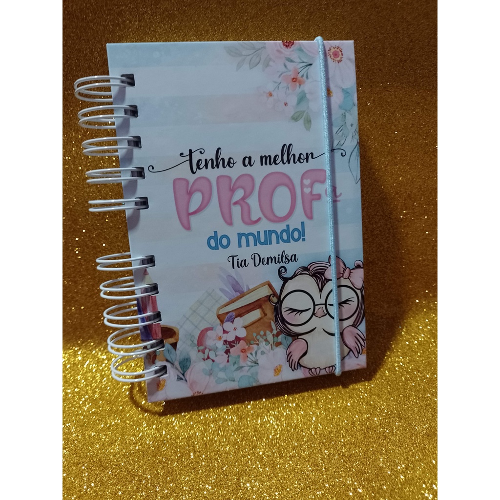 Mini Caderno Professora Shopee Brasil 0151