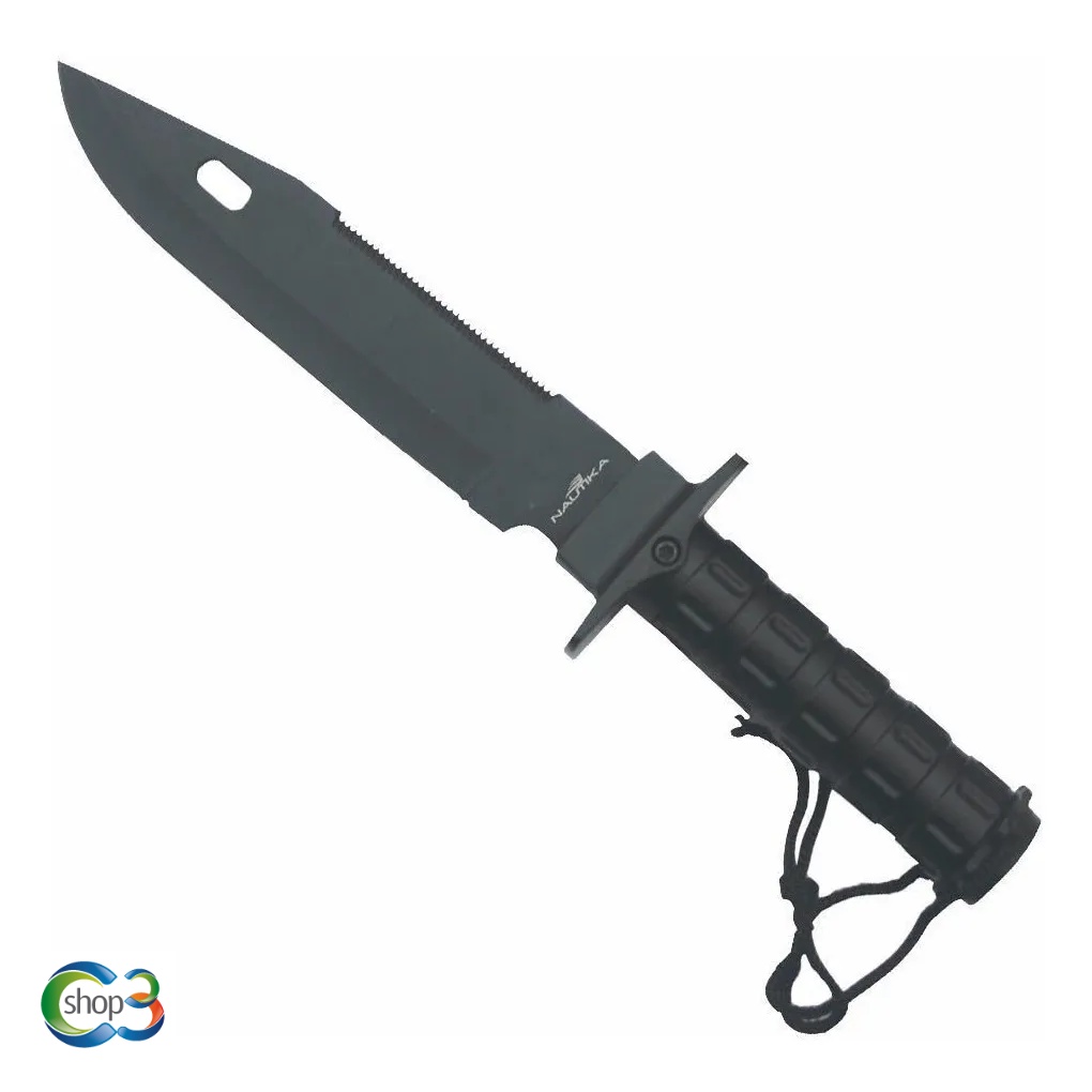 Faca Tatica Militar Sobrevivencia Rambo Com Bainha Dorff - Nautika
