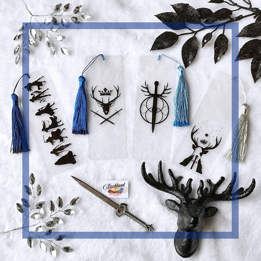 Trono de Vidro - TOG - Marcador de página transparente plastificado