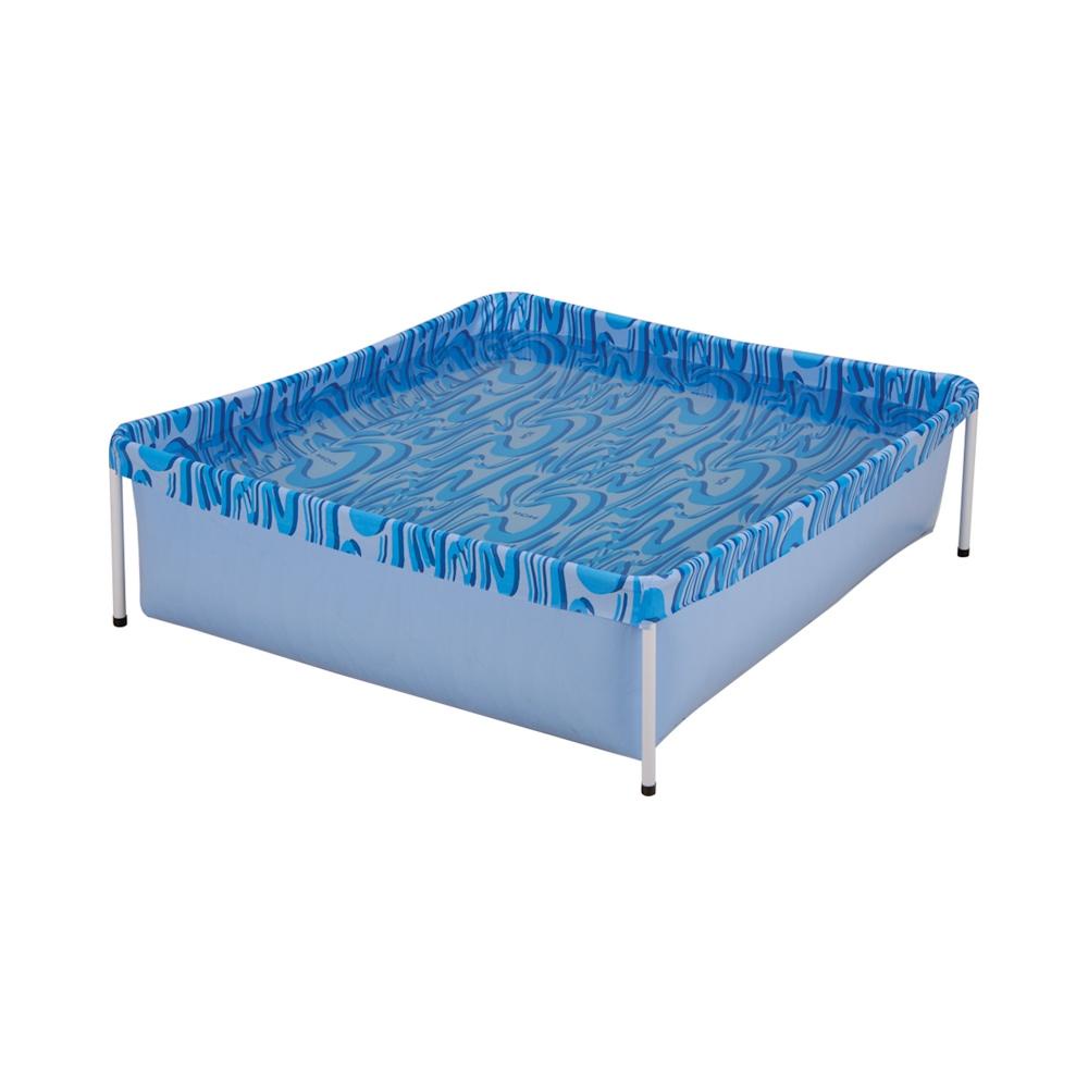 Piscina Estrutural de Lona Azul 400 Litros Mor em Oferta na Shopee