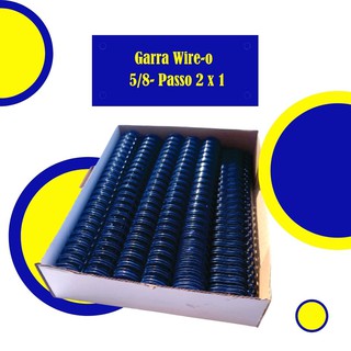 Garra Wire-o 5/8 Passo 2 x 1