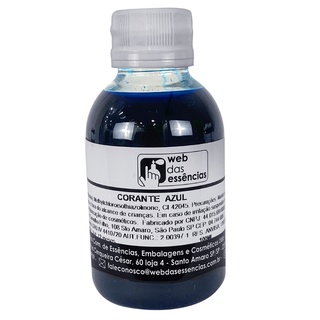 CORANTE para uso COSMÉTICOS - COR AZUL (100ml) -