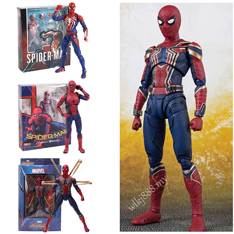 Action Figure Homem Aranha Iron Spider Marvel Articulado