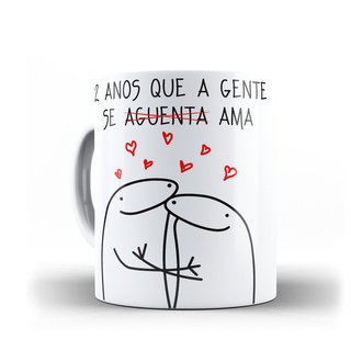 Caneca divertida flork 2 anos de namoro caneca dia dos namorados