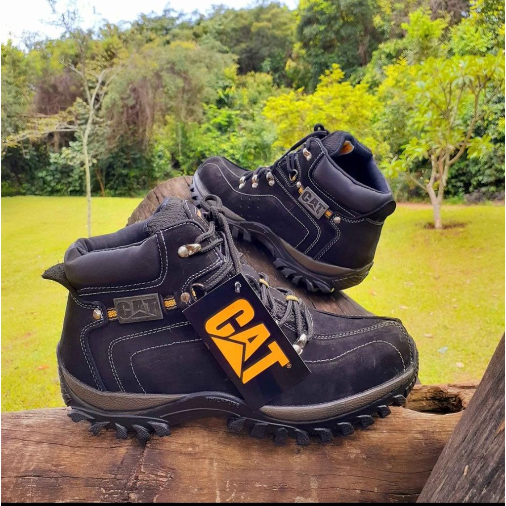 Bota Caterpillar Masculina de Couro Adventure Cat 9820 Original