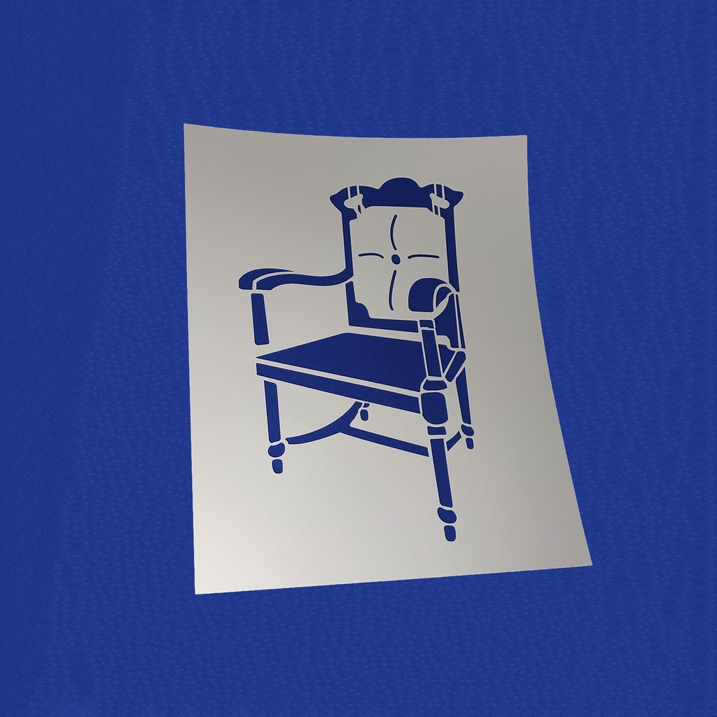 Stencil para Pintura Cadeira -  20x25 cm