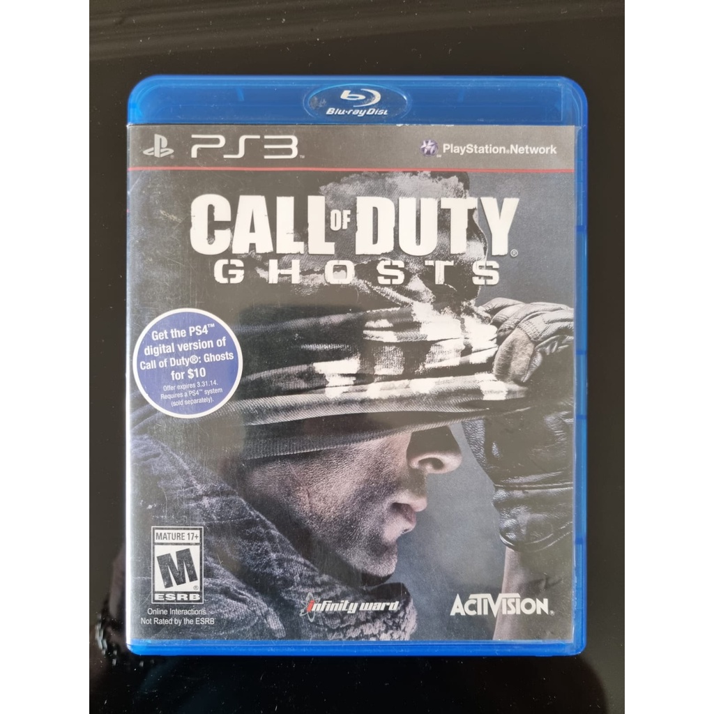 Jogo Call Of Duty Ghosts PS3 Original Mídia Física Excelente Estado