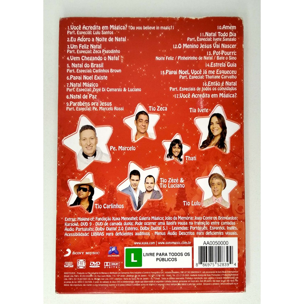 DVD + CD - XUXA NATAL MÁGICO - ORIGINAL | Shopee Brasil