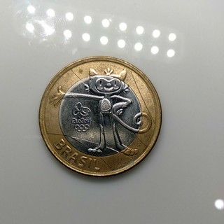 Moedas Comemorativas Olimpiadas Rio 16 Mascote Vinicius Flor De Cunho Shopee Brasil