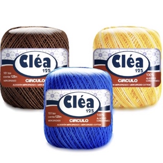Linha Crochê Cléa 125 metros - CÍRCULO - cores diversas