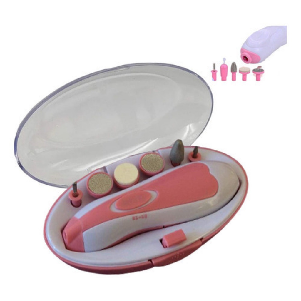 Kit 6 em 1 Maquina Fazer Unha Manicure Aparador | Shopee Brasil