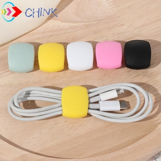 CHINK 2 Pcs Linhas Titular Organizador Fio De Cabo Clips Fone De Ouvido Firme Braçadeira De Silicone Prático Fivela Fixer Linha
