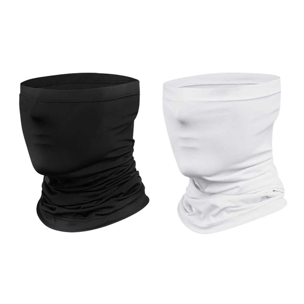 Verão Ciclismo Rosto Capa Máscara Gelo Seda Anti Uv Lenço Headband Bandana