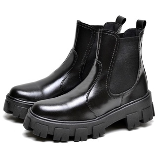 Bota Coturno Dubuy Feminina Tratorada Chelsea Preta Drop 1504FG