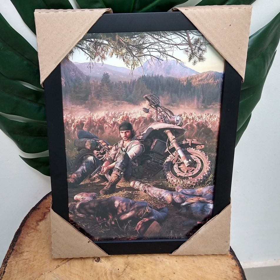 Poster Graffiti Handmade "Days Go..." Di Moreno Mata - Opera D'Arte Moderna Per Soggiorno, 23x32.5 Cm - Foto 2