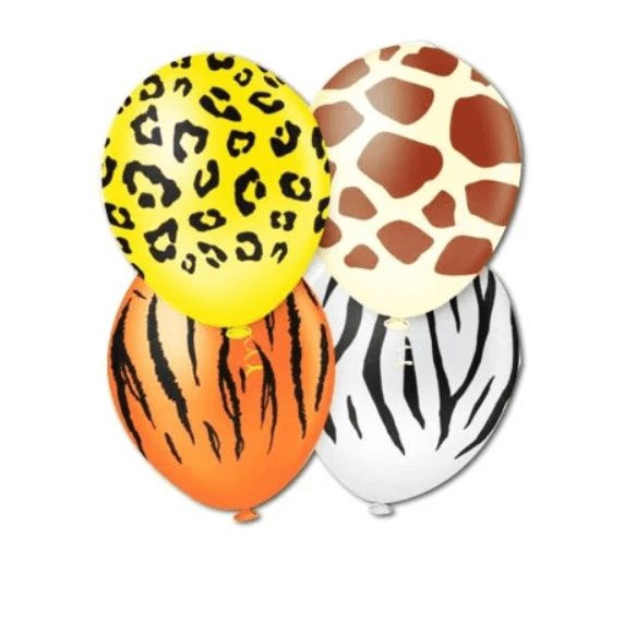 BALÃO DECORADO SAFARI - SORTIDO - PIC PIC Nº 10 - Pacote com 25 unidades