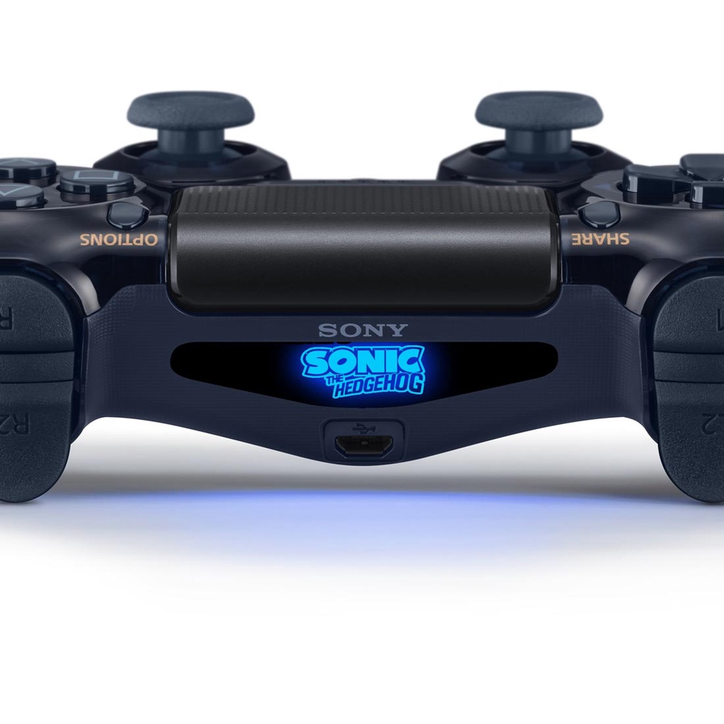 Skin PS4 Light Bar Controle Adesivo - Sonic Mania