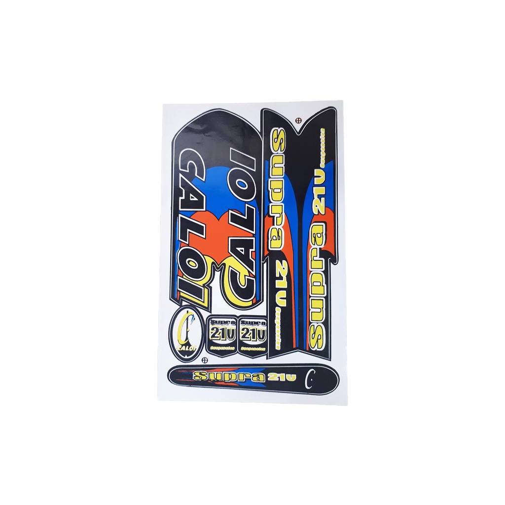 Adesivo Quadro Quadro Bicicleta Caloi Supra 21v