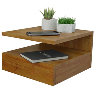 Mesa de Cabeceira Mesinha Suspenso Suspensa Freijó Com gaveta e Prateleira MVD Móveis em Oferta na Shopee