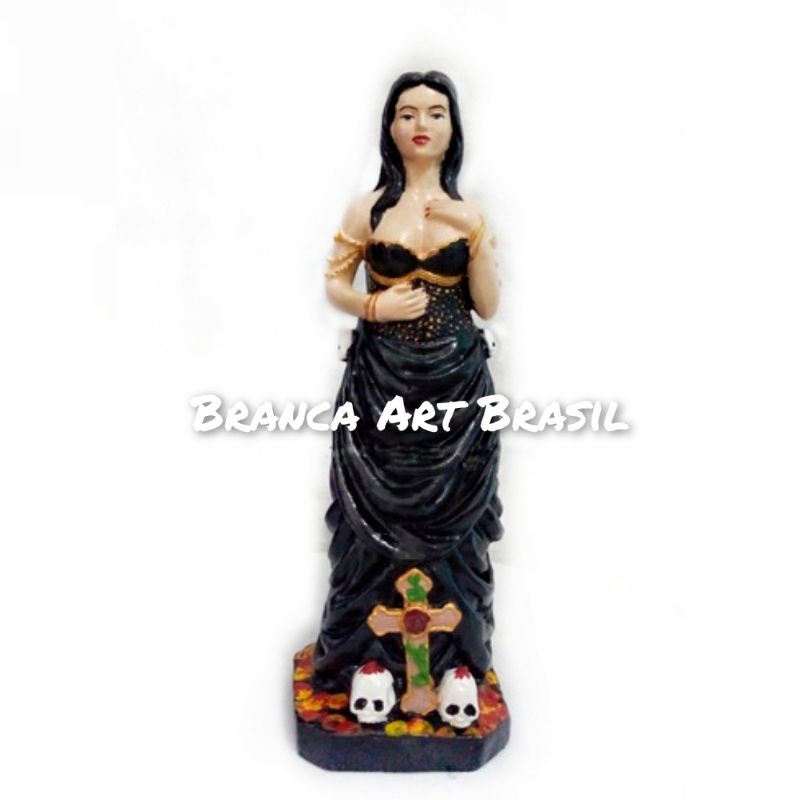 Escultura Maria Padilha / Dama da noite/ Pomba Gira do cemitério ( Branca Art Brasil)
