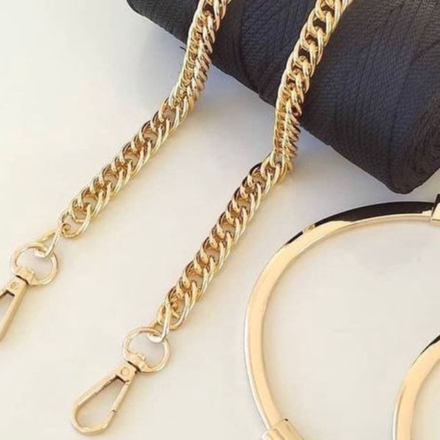Alça Para Bolsa Corrente Dupla - Elos Duplos em Oferta na Shopee
