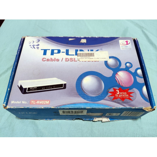 Roteador a cabo Tp-link Tl-r402m (Novo estoque antigo)