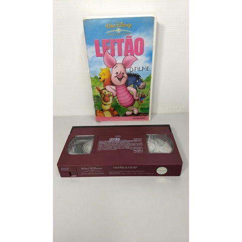VHS Desenho Leitão O Filme Dublado Disney Clássicos Retro ok