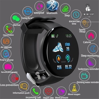 D18 Smartwatch Com Tela De Proteção De Água Ip65 De 1,3 Polegadas E Contador De Um Passo