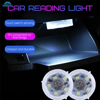 OM 2 Peças 5 Luzes LED De Leitura Para Interior De Carro/Porta-Malas De Claro Touch
