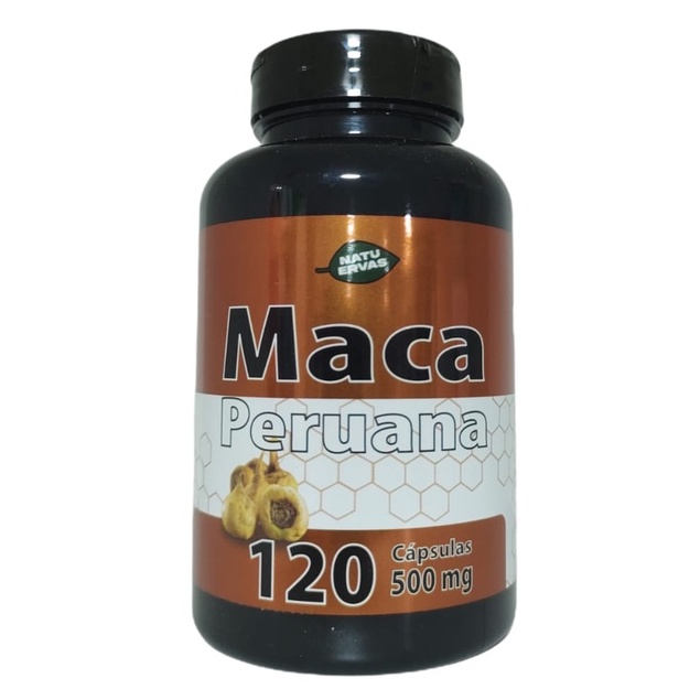 maca peruana - aumento da testosterona e libido 120 capsulas 500 mg