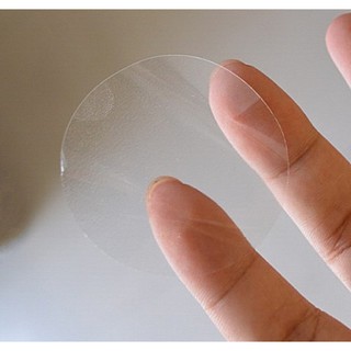 1.000 Etiquetas Lacres Selo Transparente Redondo 4 Cm